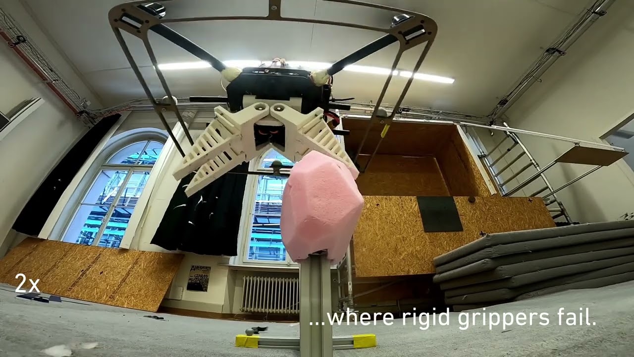 Flying Soft Robotic Gripper – Soft Robotics Lab