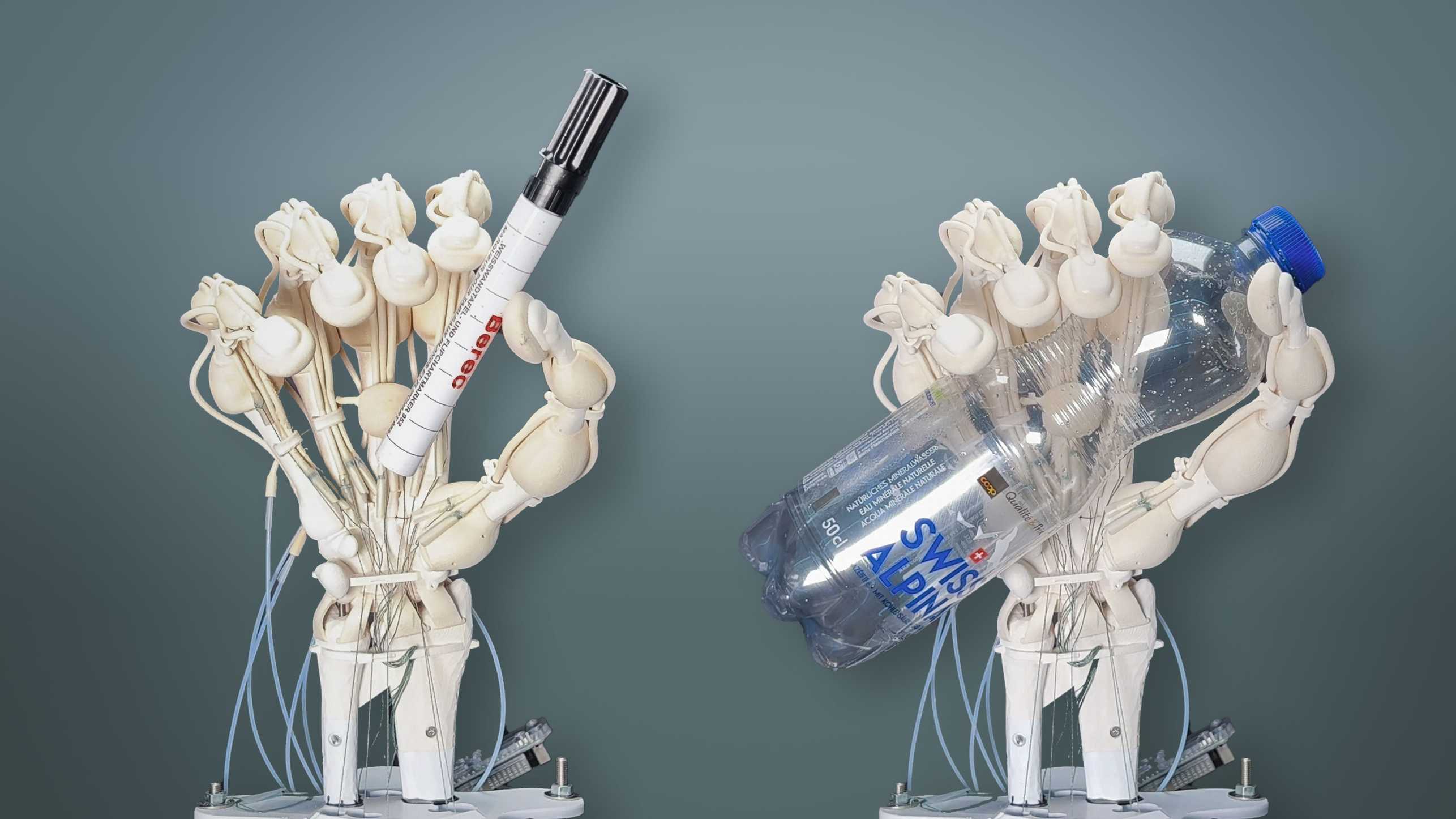 Soft robotic hands in operation