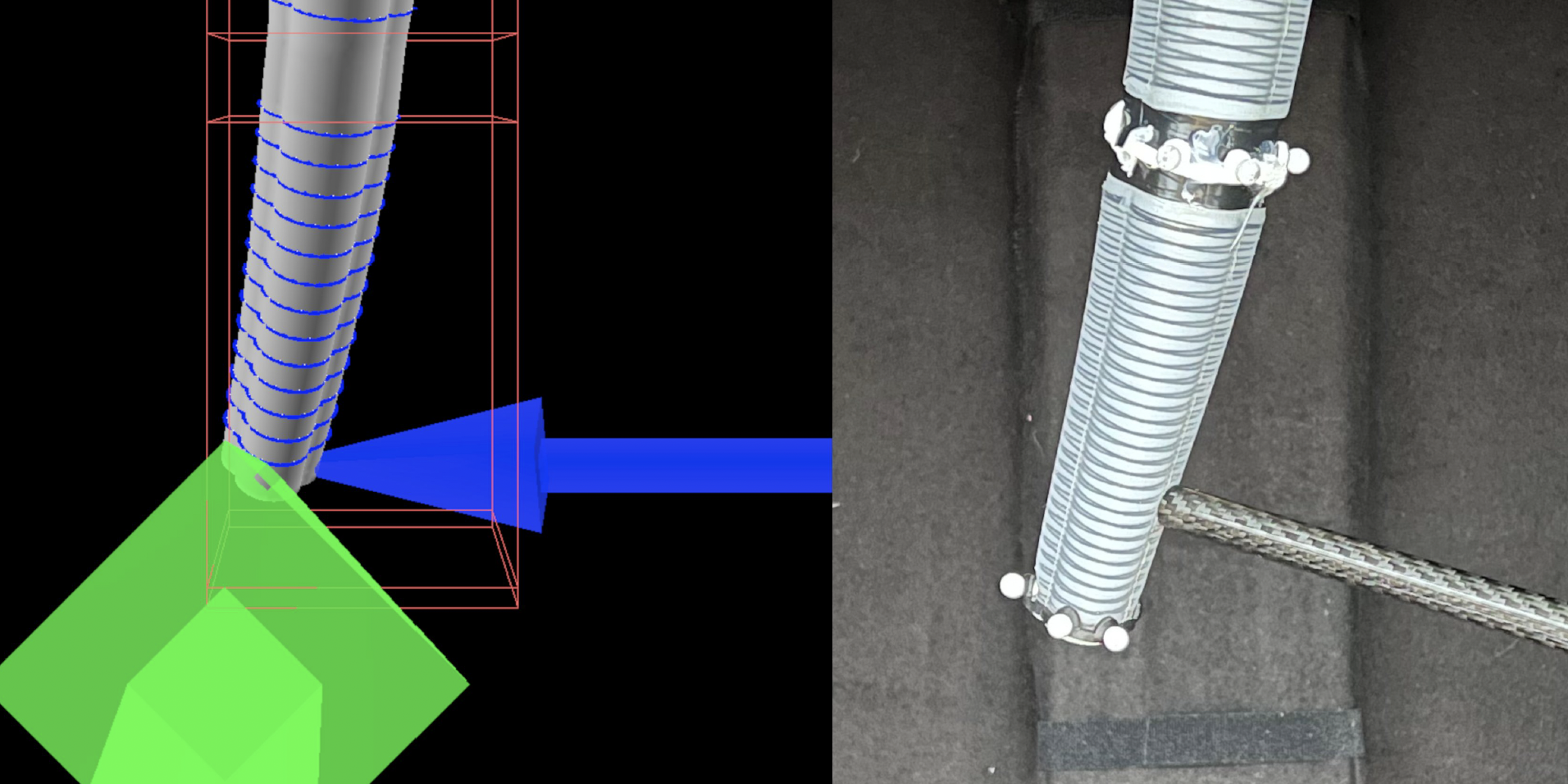 Model-based disturbance estimation for a fiber-reinforced soft manipulator using orientation sensing